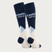 MC2 Saint Barth unisex apres ski socks in navy - product back