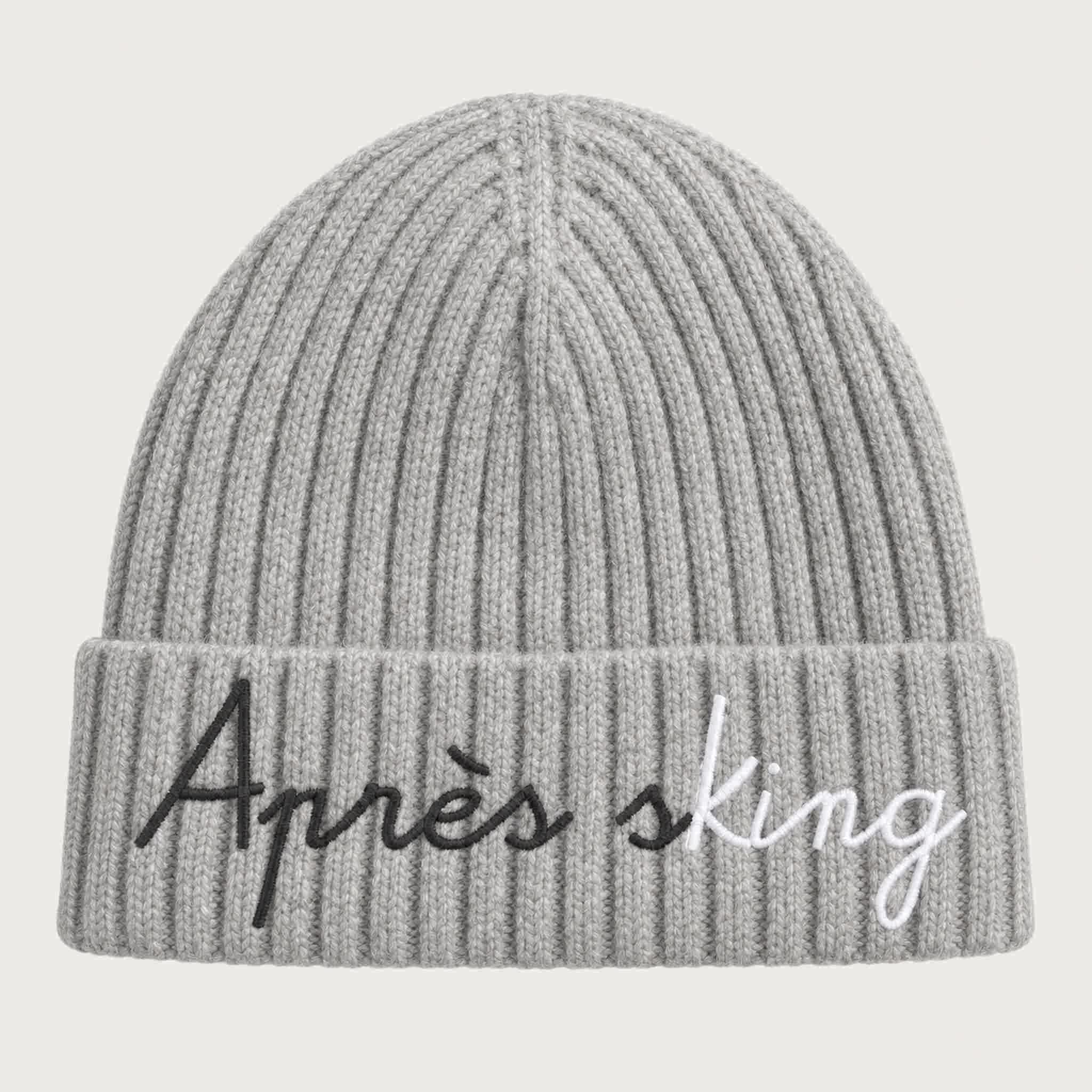 MC2 Saint Barth unisex apres skiing beanie in grey - product front