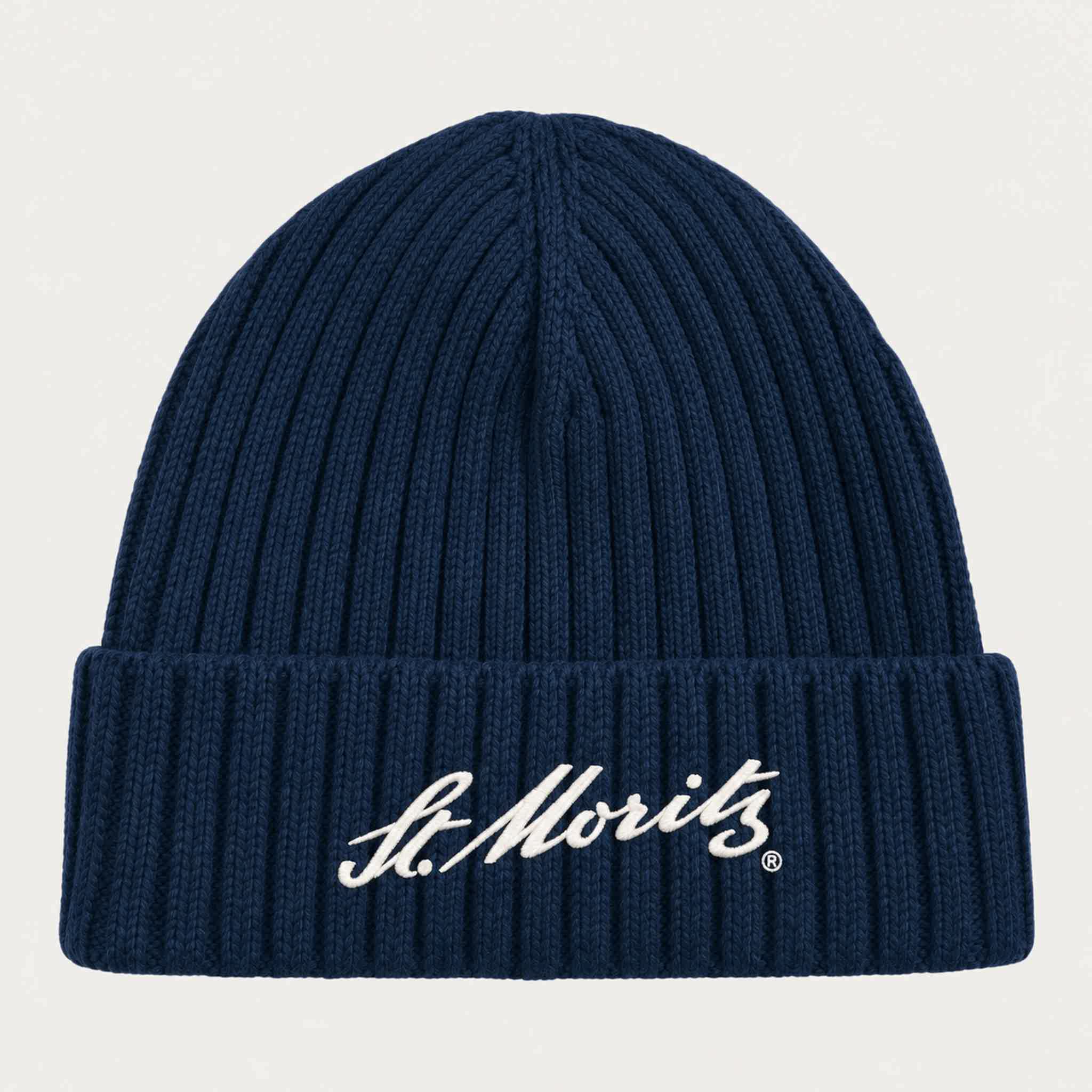 MC2 Saint Barth unisex moritz beanie in navy - product front