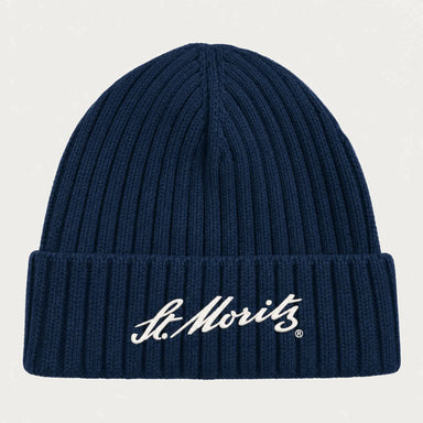 MC2 Saint Barth unisex moritz beanie in navy - product front