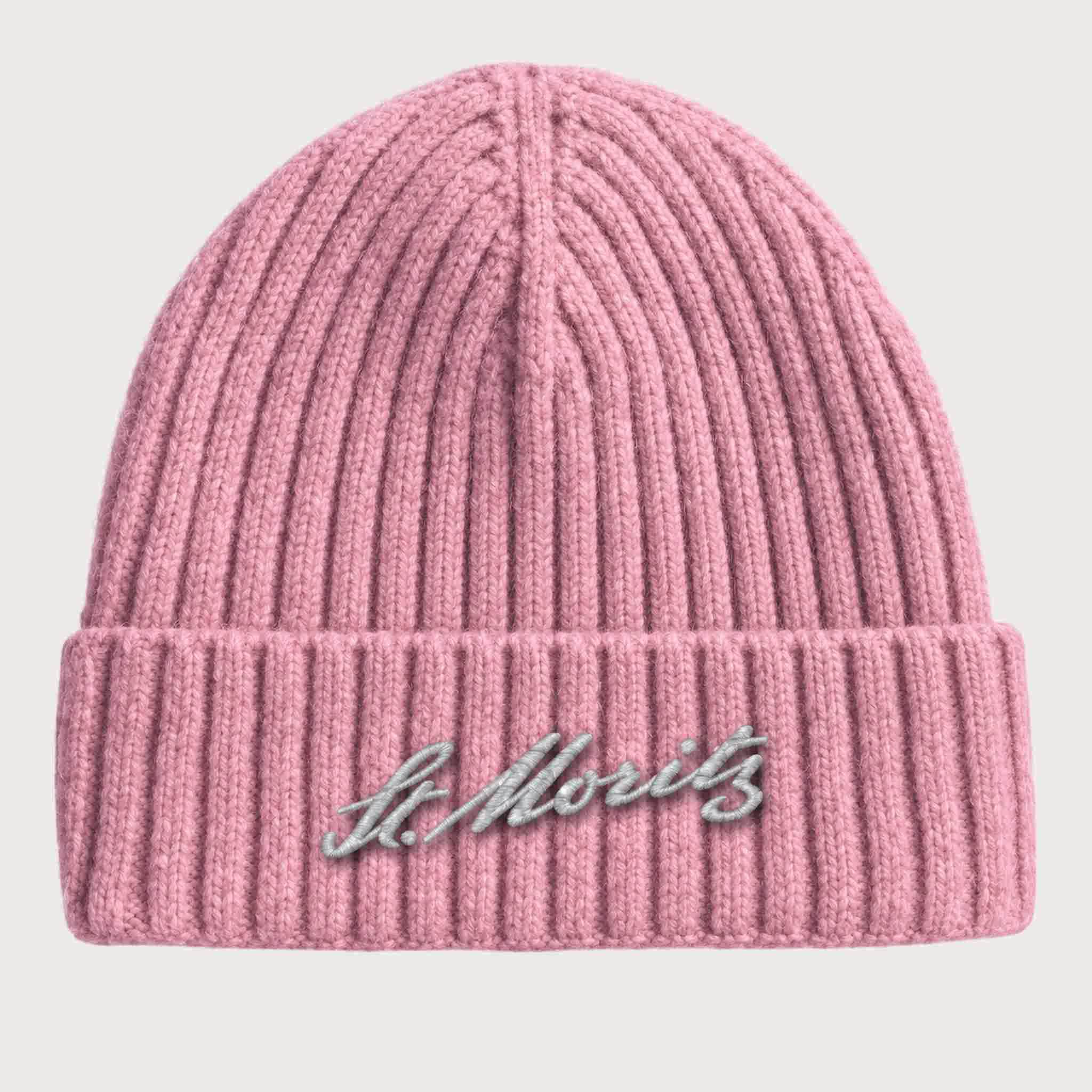 MC2 Saint Barth unisex moritz beanie in pink - product front
