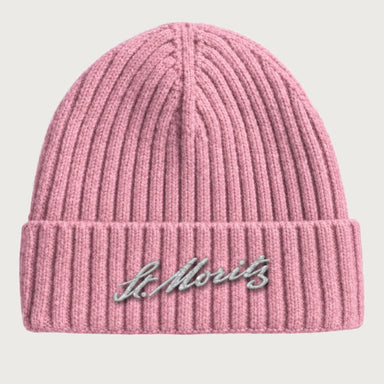 MC2 Saint Barth unisex moritz beanie in pink - product front