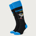 MC2 Saint Barth unisex ski club ski socks in black - product side