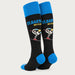 MC2 Saint Barth unisex ski club ski socks in black - product back