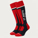 MC2 Saint Barth unisex ski club ski socks in red - product front