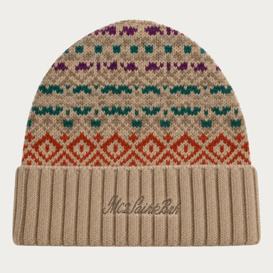 MC2 Saint Barth unisex wengen nordic beanie in brown - product front