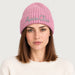 MC2 Saint Barth unisex apres chic beanie in pink - female front