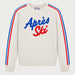 MC2 Saint Barth womens apres ski stripes sweater in white - product front