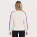 MC2 Saint Barth womens apres ski stripes sweater in white - model back
