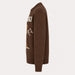 MC2 Saint Barth women's Apres Ski Sweater in Brown, side.