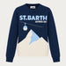 MC2 Saint Barth womens apres ski sweater in navy - product front