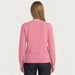 MC2 Saint Barth womens apres ski toast sweater in pink - model back