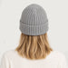 MC2 Saint Barth unisex apres skiing beanie in grey - female back