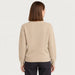 MC2 Saint Barth womens cortina queen sweater in natural - model back