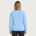 MC2 Saint Barth womens courma sweater in blue - model back