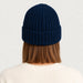 MC2 Saint Barth unisex courmayeur beanie in navy - female back