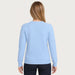 MC2 Saint Barth womens mi fav volare sweater in blue - model back