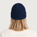 MC2 Saint Barth unisex moritz beanie in navy - female back