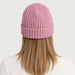 MC2 Saint Barth unisex moritz beanie in pink - female back