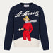 MC2 Saint Barth womens moritz blondie sweater in navy - product front