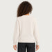 MC2 Saint Barth womens moritz postcard sweater in white - model back