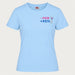 MC2 Saint Barth womens piste t shirt in blue - product front