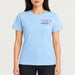 MC2 Saint Barth womens piste t shirt in blue - model front