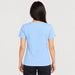 MC2 Saint Barth womens piste t shirt in blue - model back