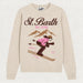MC2 Saint Barth womens ski star sweater in white - product front