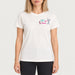 MC2 Saint Barth womens ski you later t shirt in white - model front