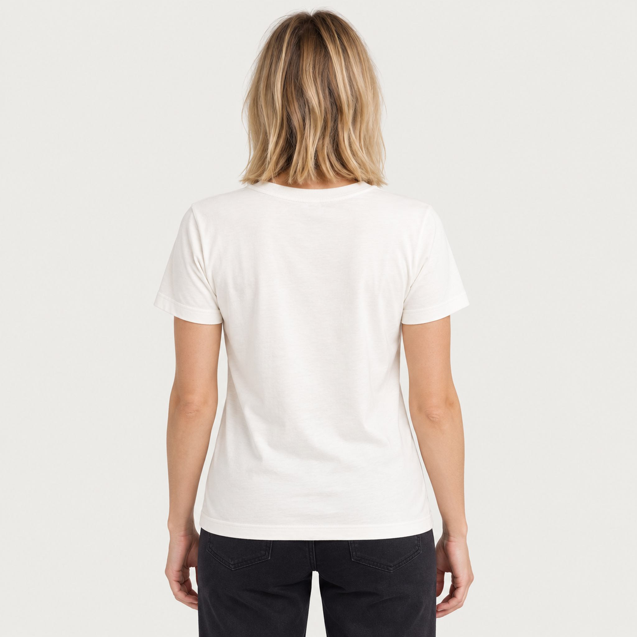 MC2 Saint Barth womens ski you later t shirt in white - model back