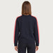 MC2 Saint Barth womens snow queen sweater in navy - model back