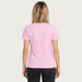 MC2 Saint Barth womens st moritz skater t shirt in pink - model back