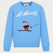 MC2 Saint Barth womens st moritz ski jump sweater in blue - product front