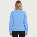 MC2 Saint Barth womens st moritz ski jump sweater in blue - model back