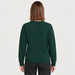 MC2 Saint Barth womens st moritz skier sweater in green - model back