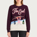 MC2 Saint Barth womens the end skier in navy - model front