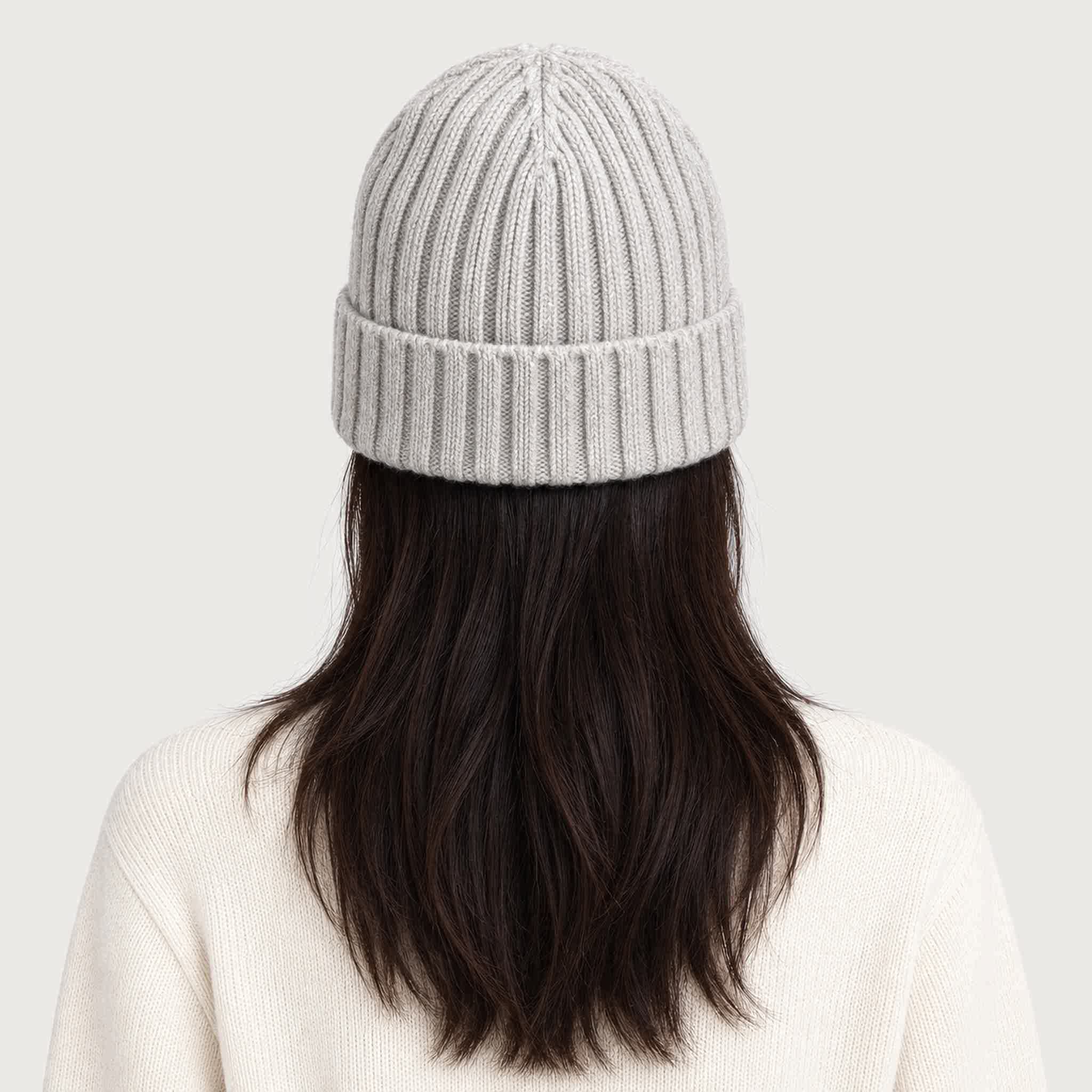 MC2 Saint Barth unisex too cool beanie in white - female back