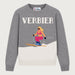 MC2 Saint Barth womens verbier ski girl sweater in grey - product front