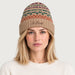 MC2 Saint Barth unisex wengen nordic beanie in brown - female front