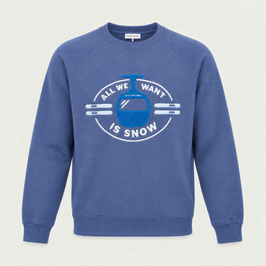 French Disorder men All We Want Sweater in Coastal Fjord - product front | London Ski Co