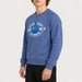 French Disorder men All We Want Sweater in Coastal Fjord - model side | London Ski Co