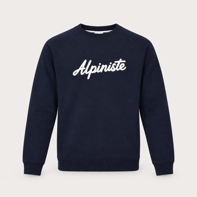 French Disorder men Alpiniste Sweater in Navy - product front | London Ski Co