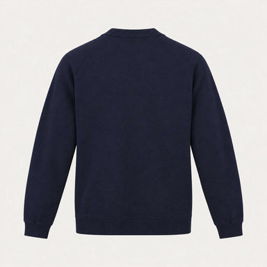 French Disorder men Alpiniste Sweater in Navy - product back | London Ski Co