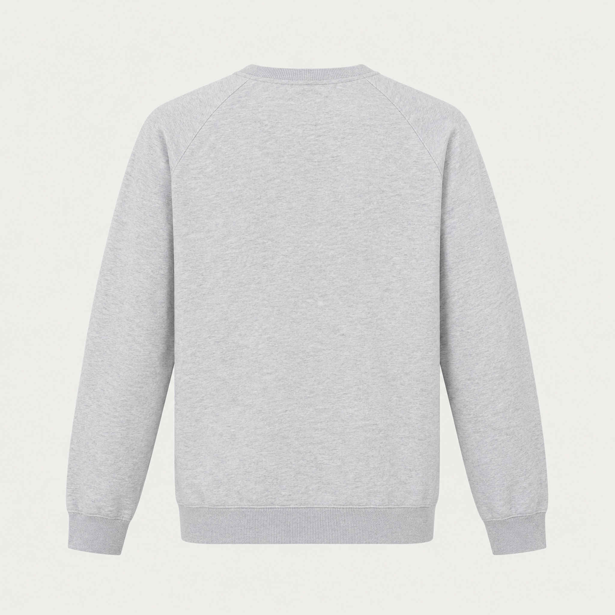 French Disorder men French Alpes Sweater in Heather Grey - product back | London Ski Co