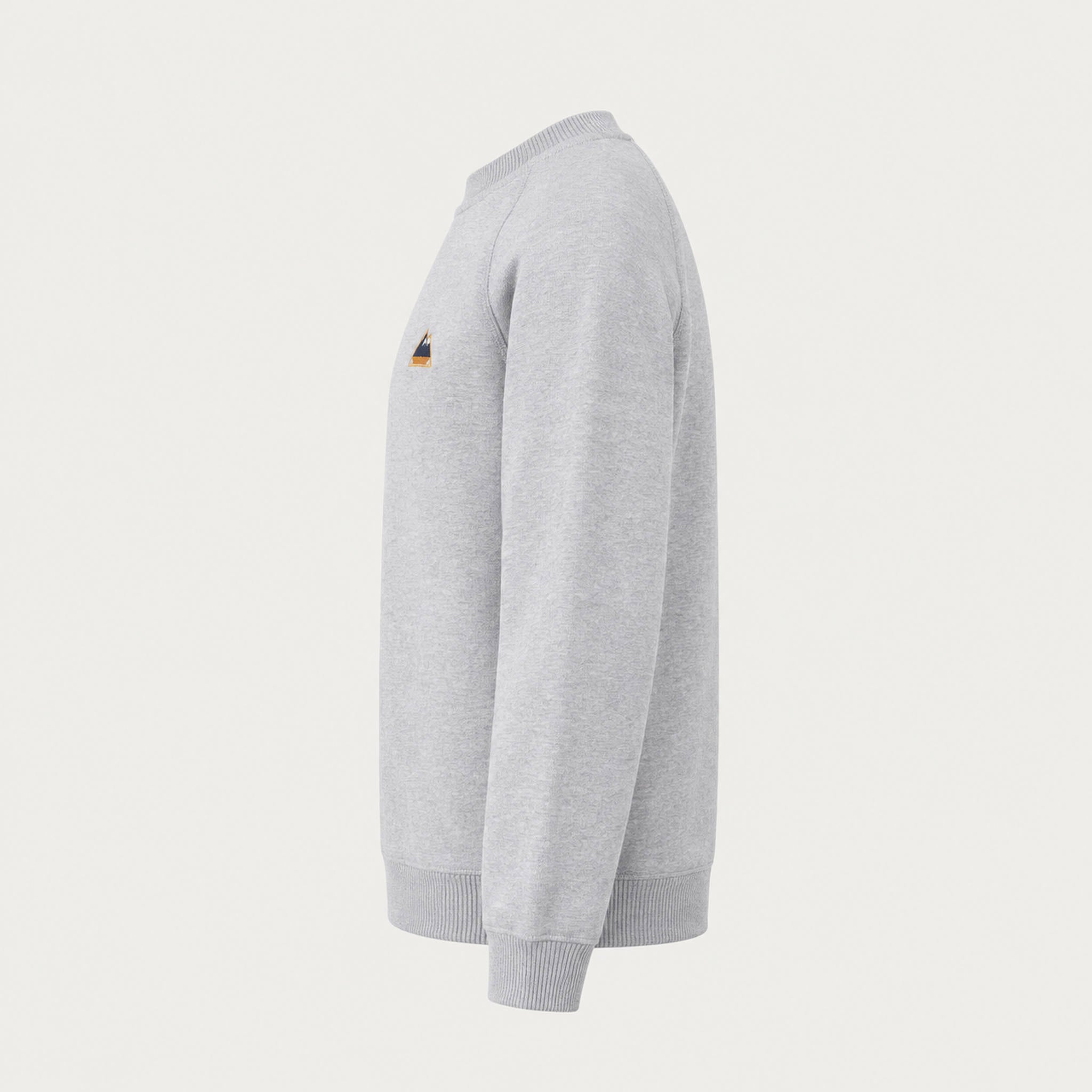French Disorder men French Alpes Sweater in Heather Grey - product side | London Ski Co