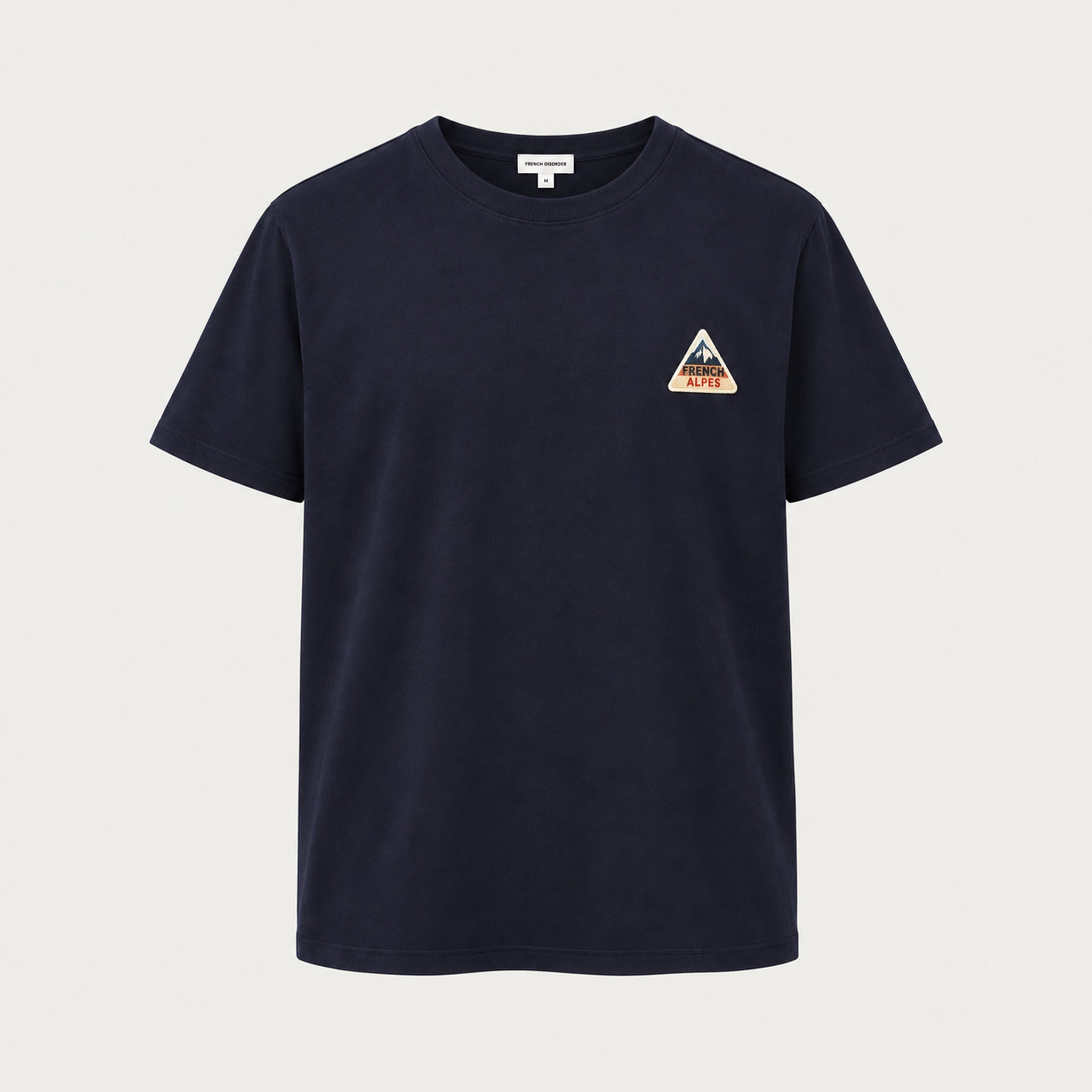 French Disorder men French Alpes T Shirt in Navy - product front | London Ski Co
