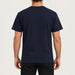 French Disorder men French Alpes T Shirt in Navy - model back | London Ski Co