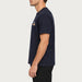French Disorder men French Alpes T Shirt in Navy - model side | London Ski Co