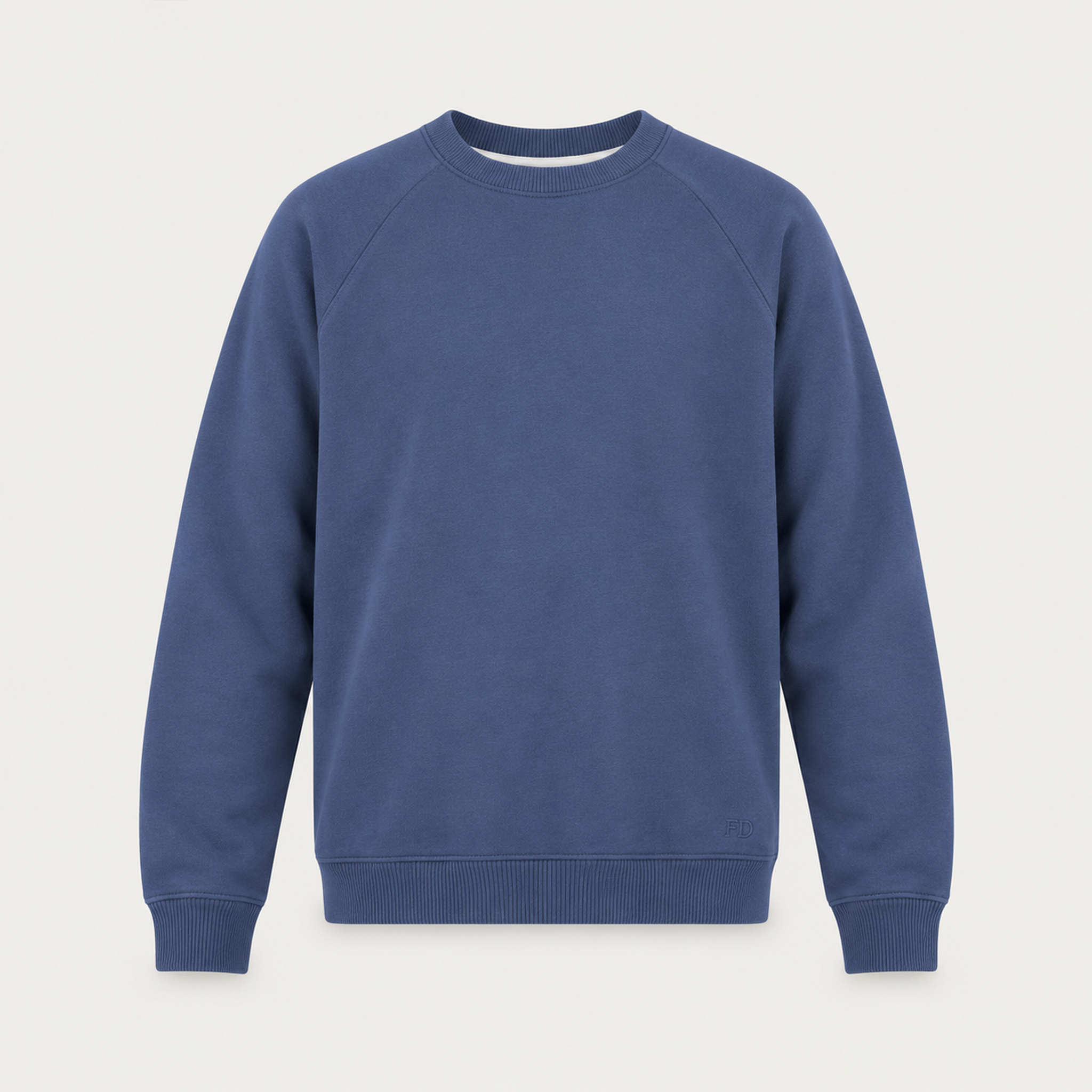 French Disorder men Ski Track Sweater in Coastal Fjord - product front | London Ski Co